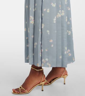 Monti floral pleated midi skirt | Altuzarra