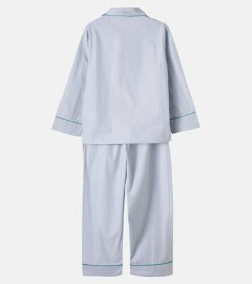 Sleeper striped cotton pajamas | Bonpoint