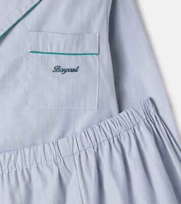 Sleeper striped cotton pajamas | Bonpoint