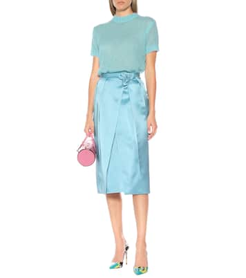 Jupe en satin | Prada