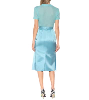 Jupe en satin | Prada