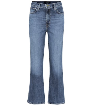 Jean flare Julia raccourci à taille haute | J Brand