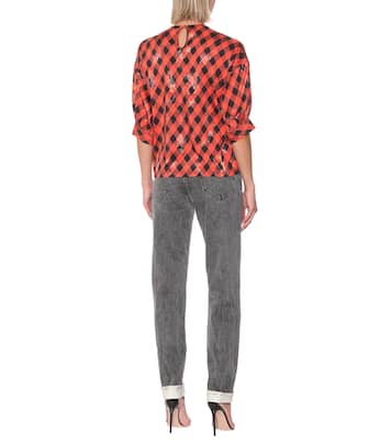 Catrine gingham top | Preen by Thornton Bregazzi