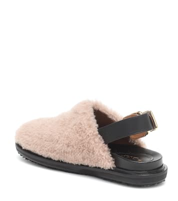 Slippers Fussbett de borrego | Marni