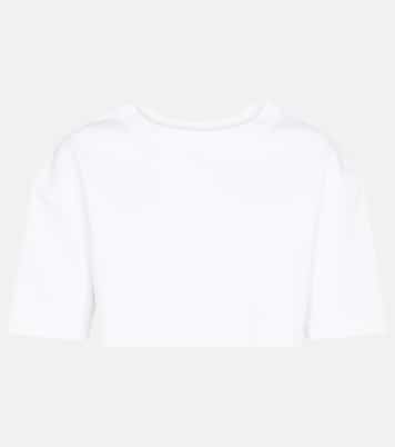 Top cropped in maglia | Alaïa