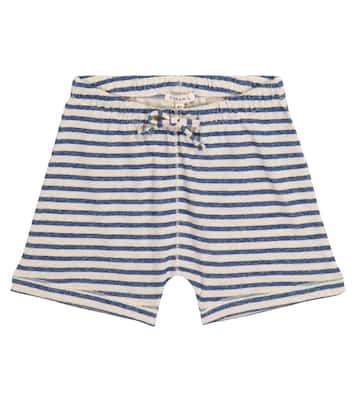 Shorts Piranha mit Leinenanteil | Caramel