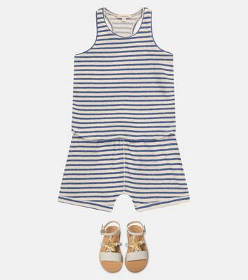 Shorts Piranha mit Leinenanteil | Caramel