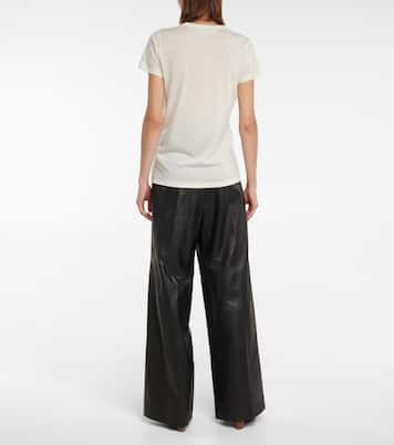 T-shirt Guibert in cashmere con stampa | Gabriela Hearst