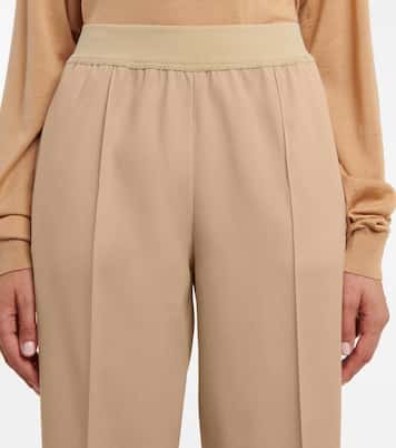 High-Rise-Hose aus Schurwolle | Jil Sander