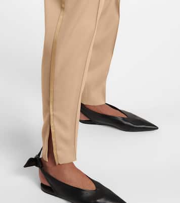 High-Rise-Hose aus Schurwolle | Jil Sander