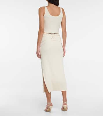 Top cropped Maia in maglia a coste | Altuzarra
