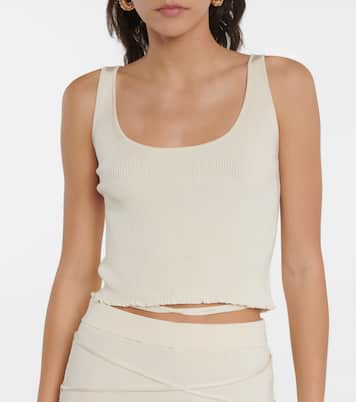 Top cropped Maia in maglia a coste | Altuzarra