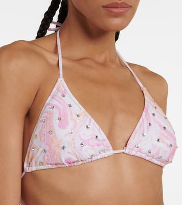 Top de bikini Susan adornado | Reina Olga