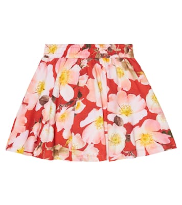 Falda floral Barbera de algodón | Molo