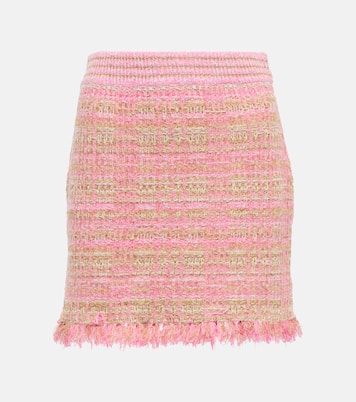 Balsam tweed miniskirt | LoveShackFancy