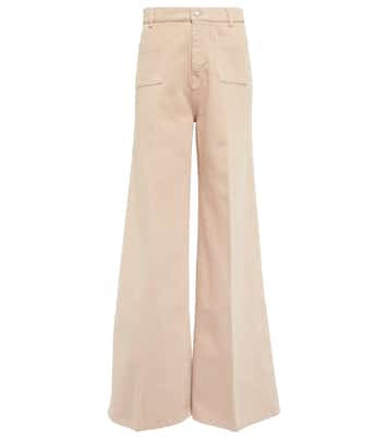 High-Rise Wide-Leg Jeans Brompton | Joseph