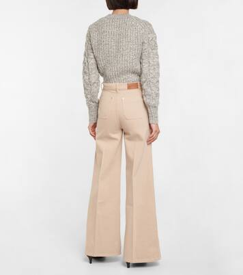 High-Rise Wide-Leg Jeans Brompton | Joseph