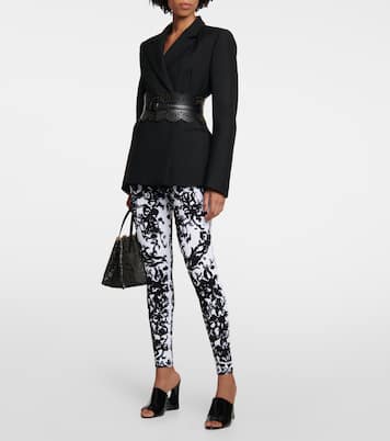 Leggings in jacquard | Alaïa