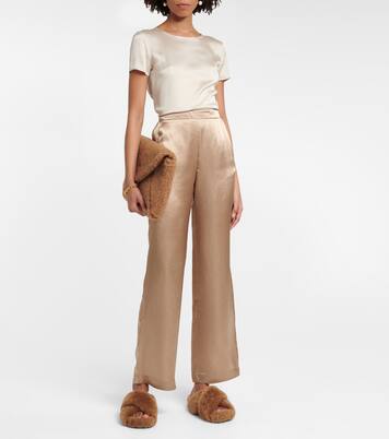 Fischio high-rise wide-leg pants | Max Mara