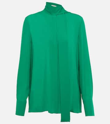 Blusa in seta con fiocco | Valentino