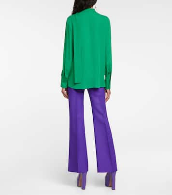 Blusa in seta con fiocco | Valentino