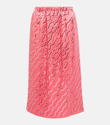 Falda midi con lentejuelas | Marni