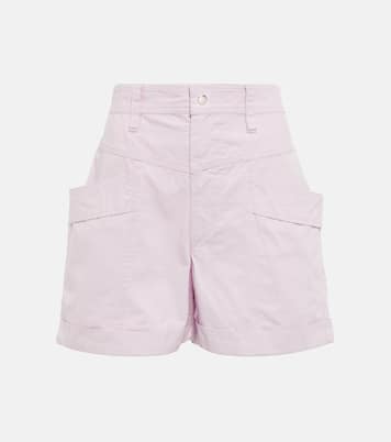 Shorts Rachel a vita alta in cotone | Marant Etoile