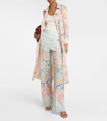 Abrigo de seda con estampado | Etro