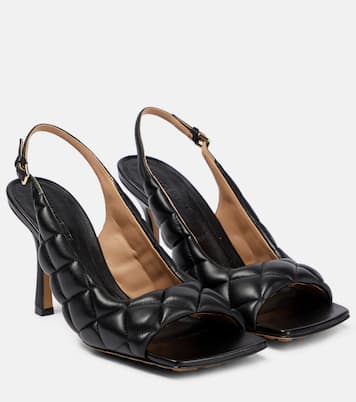 Sandales en cuir matelassé | Bottega Veneta