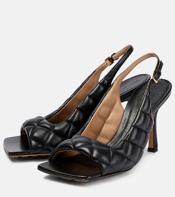 Sandales en cuir matelassé | Bottega Veneta