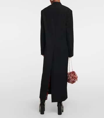 Double-breasted toile overcoat | Dries Van Noten