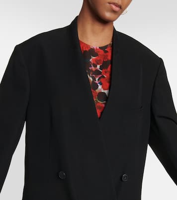 Double-breasted toile overcoat | Dries Van Noten