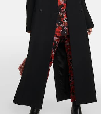 Double-breasted toile overcoat | Dries Van Noten