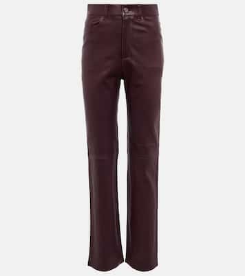 Pantaloni regular Terry in pelle | Stouls