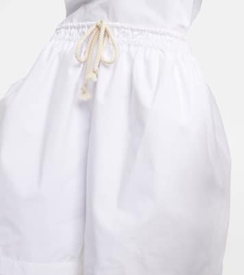 Shorts in cotone a vita alta | Jil Sander