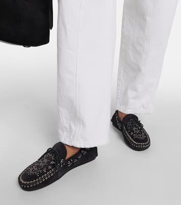 Freen embellished suede moccasins | Isabel Marant