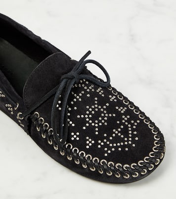 Freen embellished suede moccasins | Isabel Marant