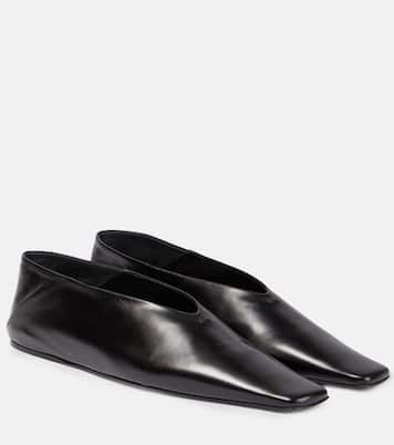 Ballerinas aus Leder | Jil Sander