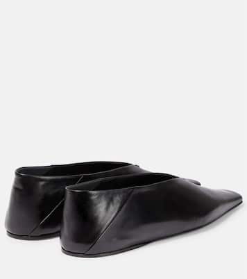 Ballerinas aus Leder | Jil Sander