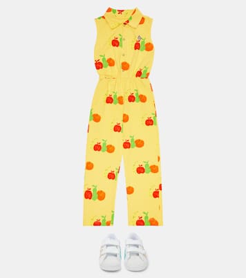 Grasshoper printed cotton jumpsuit | The Animals Observatory