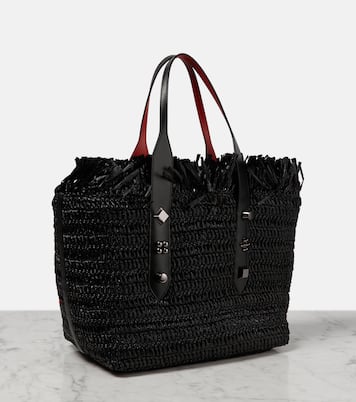 Borsa Frangibus Medium in rafia | Christian Louboutin