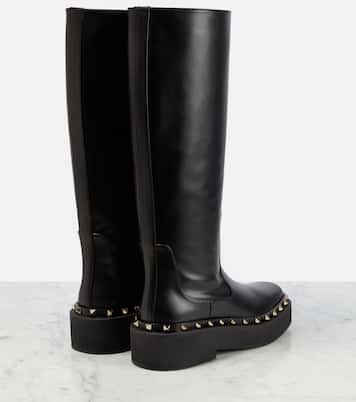 Stivali Rockstud in pelle | Valentino Garavani