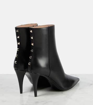 Rockstud leather ankle boots | Valentino Garavani