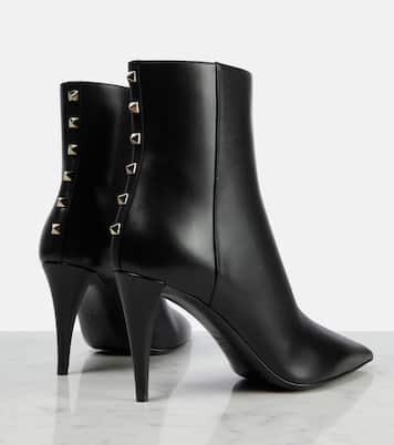 Rockstud leather ankle boots | Valentino Garavani