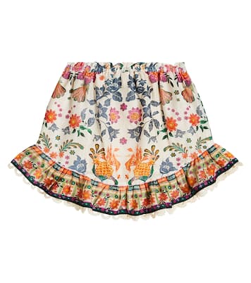 Jupe Ginger Flip à fleurs | Zimmermann Kids
