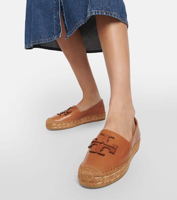 Ines leather platform espadrilles | Tory Burch