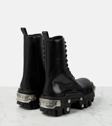 Ankle Boots Bulldozer aus Leder | Balenciaga