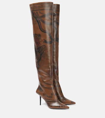 x Jean Paul Gaultier botas mosqueteras Tattoo de piel | Jimmy Choo