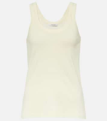 Ribbed-knit cotton tank top | Lemaire