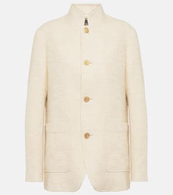 Blazer Spagna en laine, soie et lin mélangés | Loro Piana